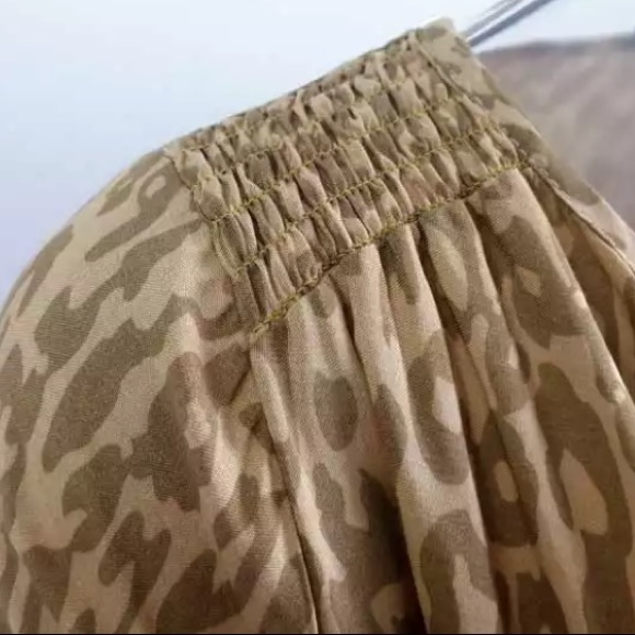 Leopard Animal Print Tunic Long Sleeve Mini Dress - Picture 7 of 9